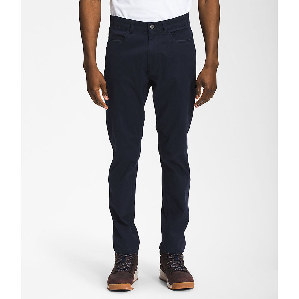 The North Face Pants Mens Australia - The North Face 5-Pocket Bedford Corduroy Navy (PGC-169852)